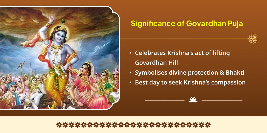 Govardhan Puja Govardhan Girdhari Shri Krishna Vrindavan 3 Temple Chadhava
