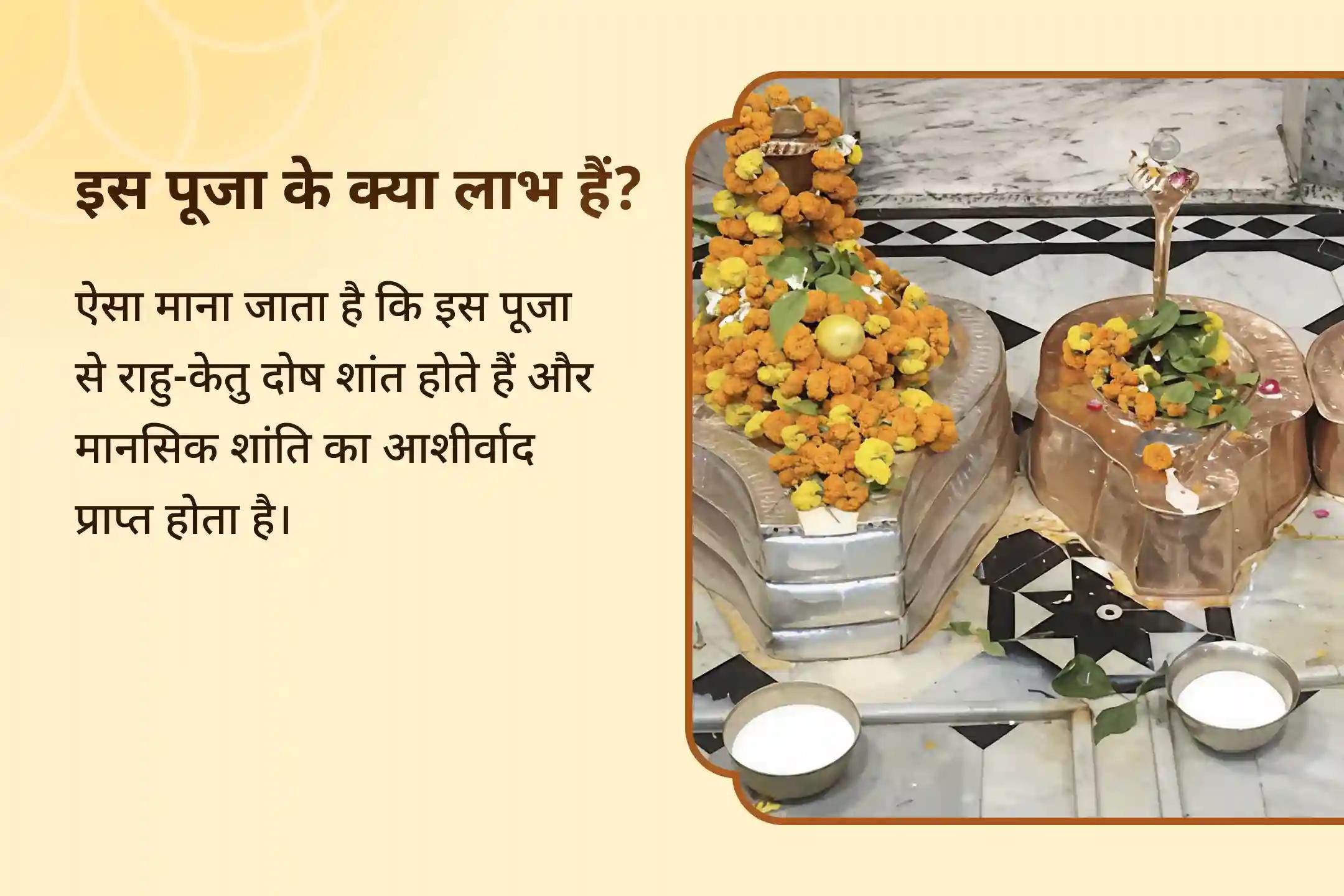 ✨ राहु नक्षत्र काल सर्प मुक्ति विशेष पूजा में भाग लेकर भगवान शिव की कृपा प्राप्त करें। काल सर्प दोष शांति पूजा और शिव रुद्राभिषेक के माध्यम से निडरता और मानसिक स्थिरता का आशीर्वाद पाएं