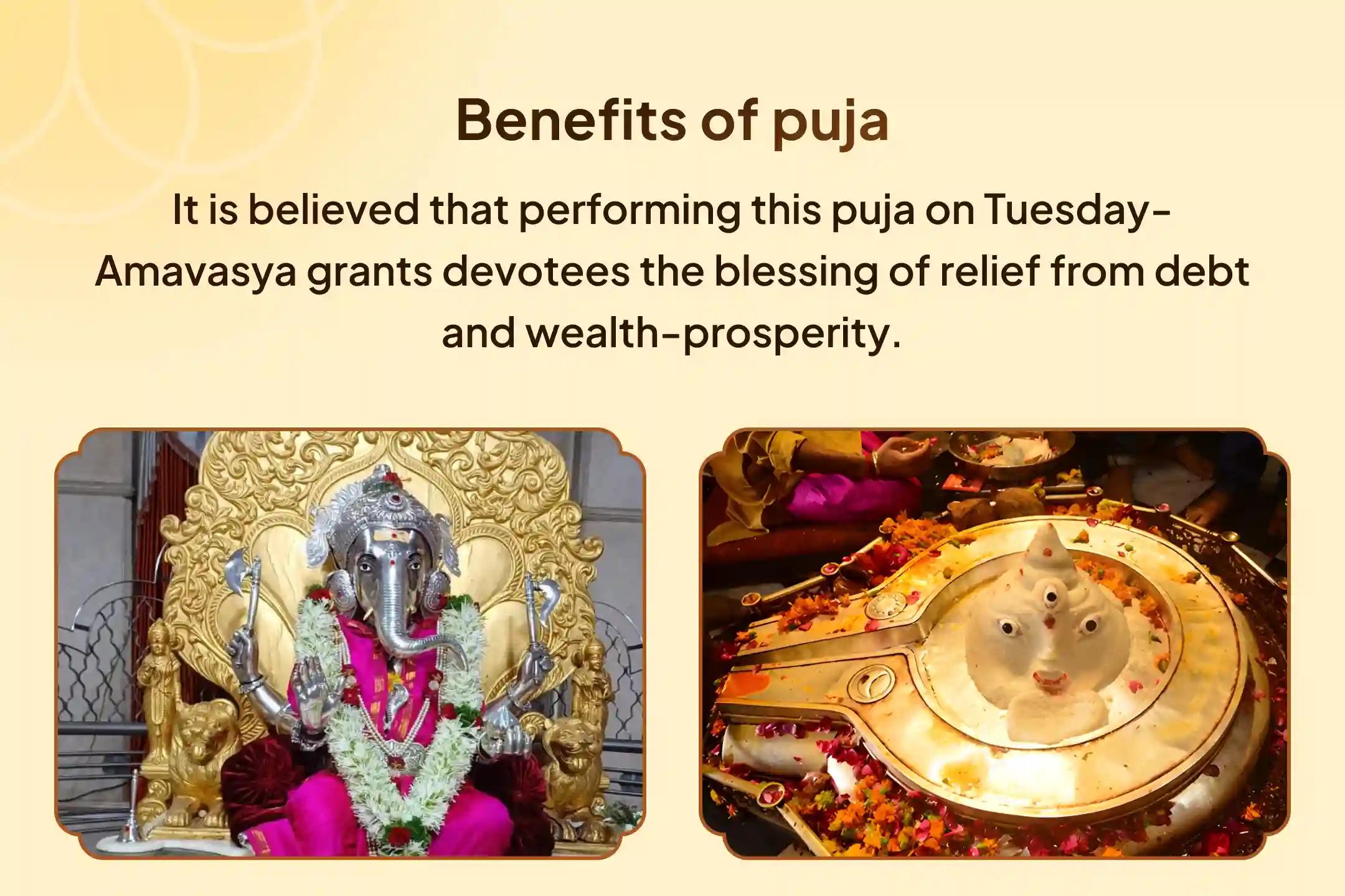 💰 Despite a million efforts, are you unable to get out of debt? Receive the divine blessing of relief from Vighnaharta Ganesh and Mangal Dev on Amavasya 💰