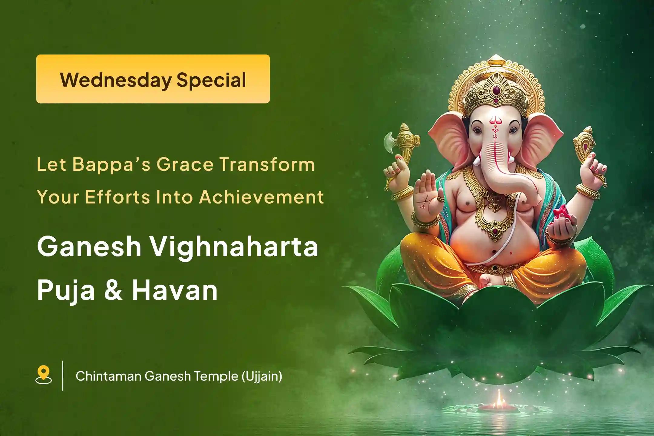 🪔 This sacred Wednesday, join the special puja to invoke Lord Ganesha’s blessings and seek a divine breakthrough, removing obstacles and opening the path to success and peace.