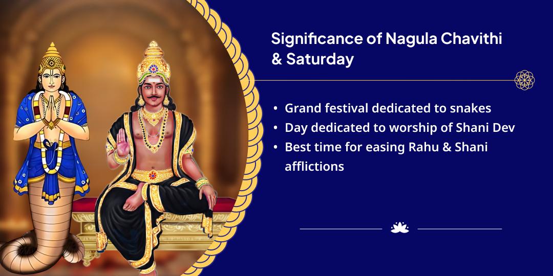 Nagula Chavithi-Saturday Shani-Rahu Grah Shanti Navgrah-Paithani 2 Temple Chadhava