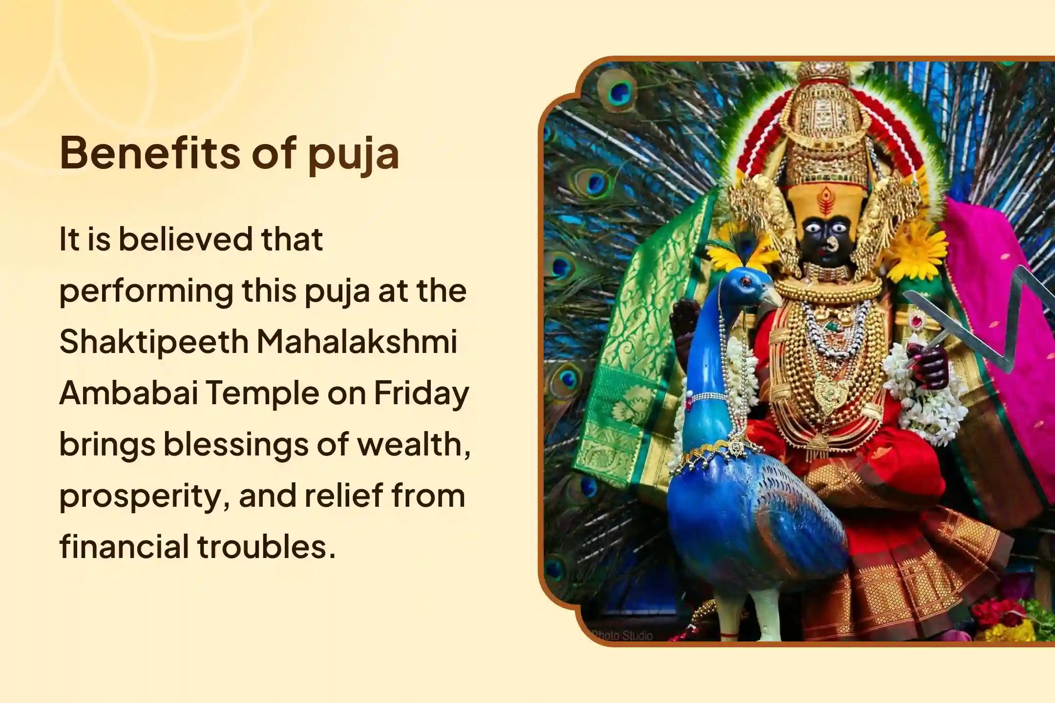 🕯️ Receive the divine blessings of Maa Lakshmi for wealth and prosperity through this sacred ritual at the Mahalakshmi Ambabai Shaktipeeth ✨✨