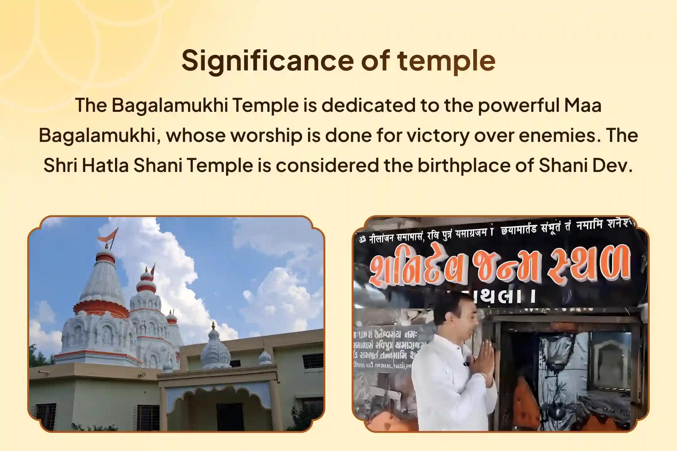⚖️ Struggling with enemies’ conspiracies and tangled legal cases? Get blessings of justice through the special rituals at Maa Bagalamukhi Temple and Hathla Shani Temple 🙏🔱