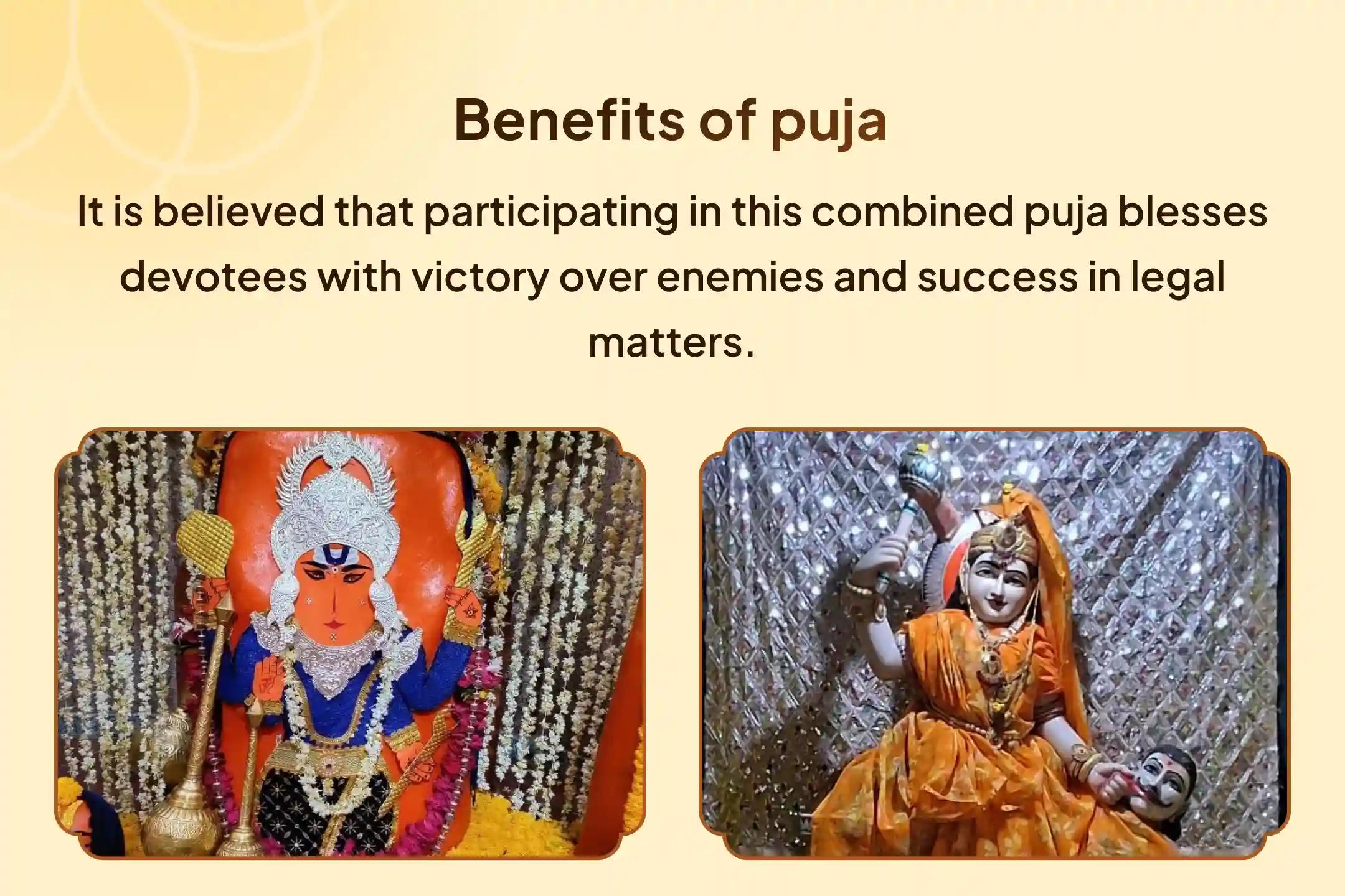 🕉️ Invoke the triple-powers and receive the blessing of victory over enemies and relief in court cases by their grace