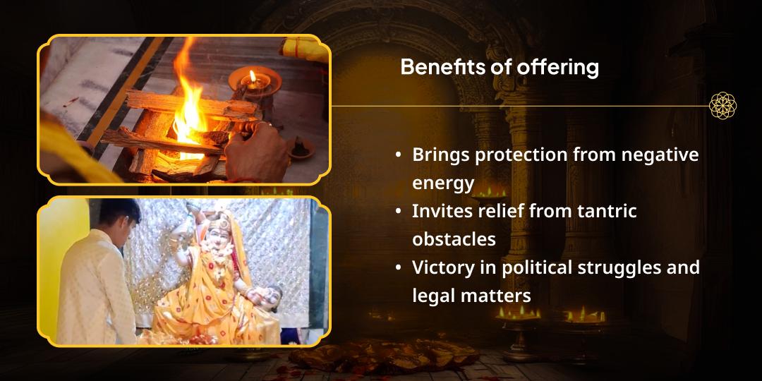 Durga Ashtami Maa Baglamukhi Shatru Shanti Chadhava & Hawan Aahuti
