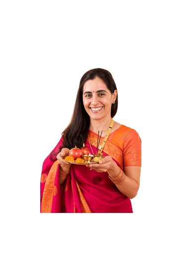 व्यक्तिगत पूजा + महालक्ष्मी प्रतिमा डिलीवरी  package image