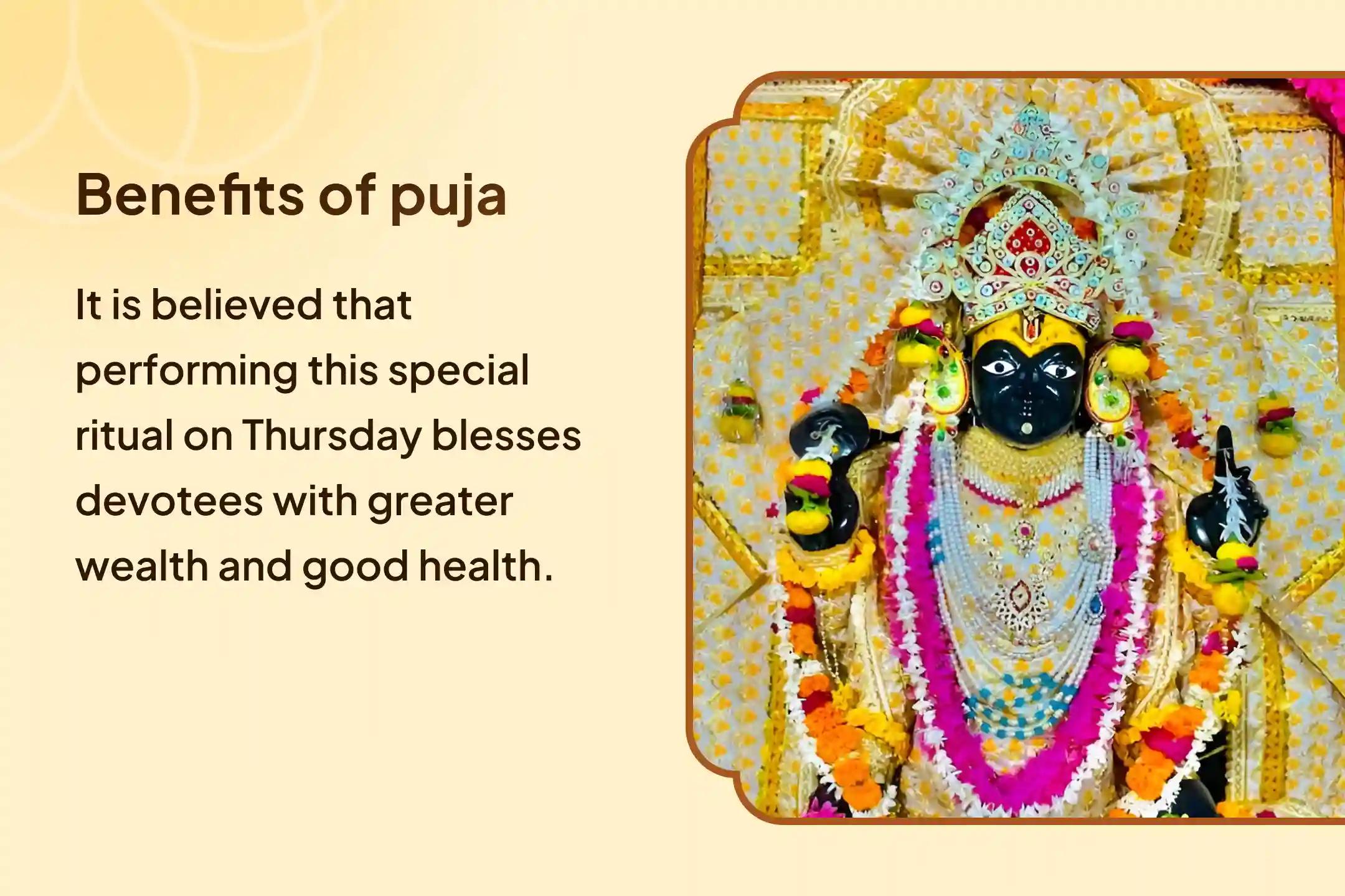 ✨ Do you wish for more wealth and better health in 2025? This Thursday, receive the blessings of Lord Vishnu to purify your life and open the path to peace and prosperity 🌸