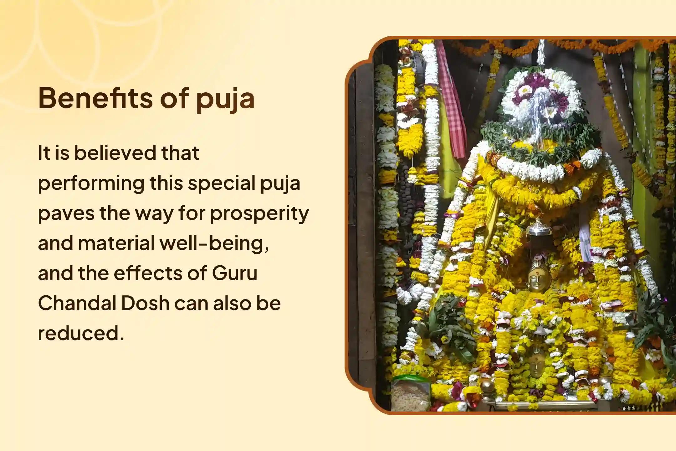 🌟 Get the Brihaspati-Rahu yuti Dosh Nivaran ritual performed at the famous Bṛihaspati Temple in Kashi for the blessings of prosperity and material well-being 🔥