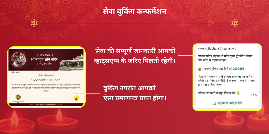 दुर्गाष्टमी चामुंडा, विंध्यवासिनी, महालक्ष्मी त्रिशक्तिपीठ चढ़ावा