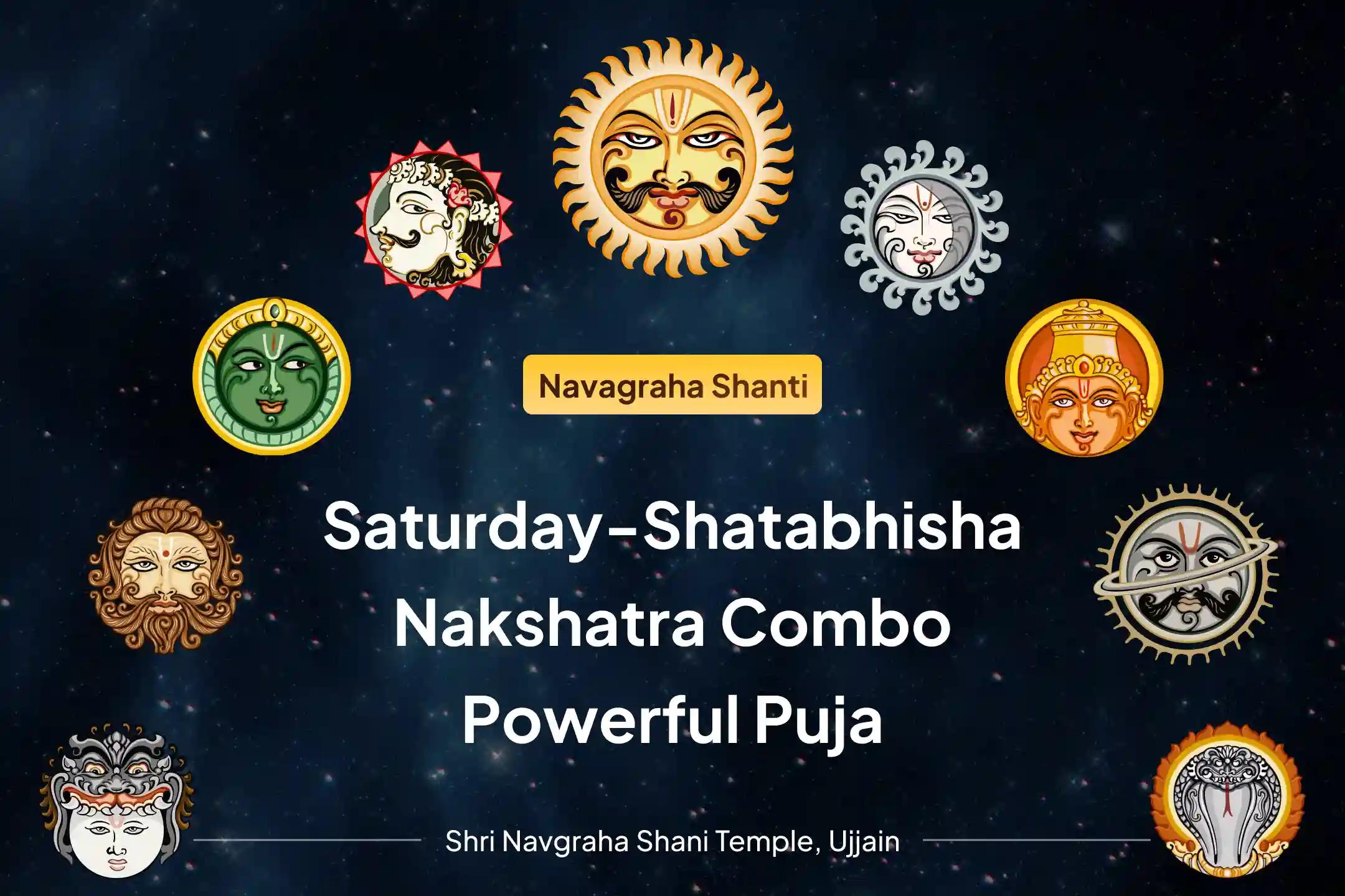 Participate in the Day of Shani and Nakshatra of Rahu Special Sampoorna Navagraha Shanti Puja and Homam To Seek Relief from Planetary Afflictions.