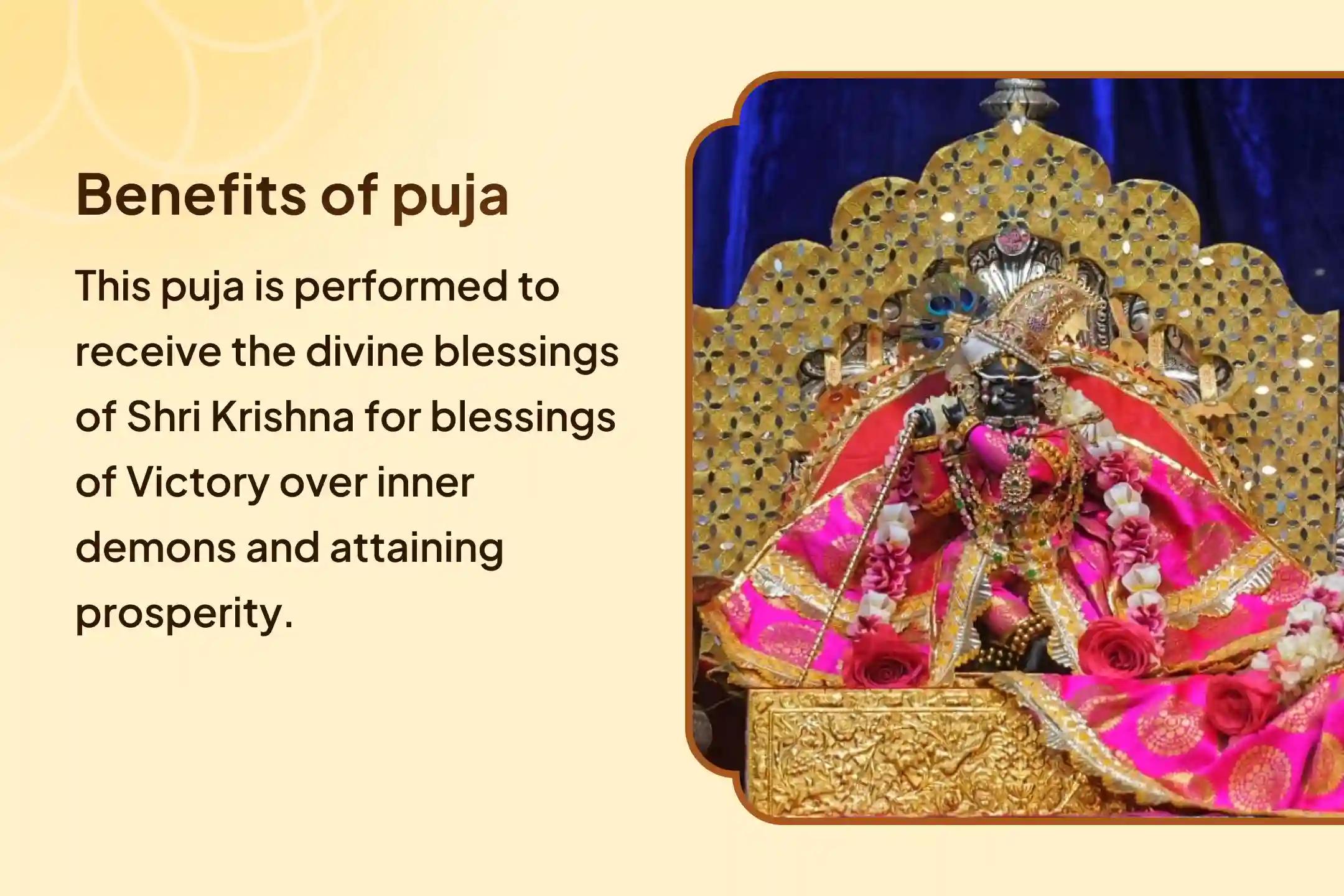 Seek victory not over others, but within - invoke Lord Shri Krishna’s blessings to rise beyond negativity and walk the path of dharma. ✨