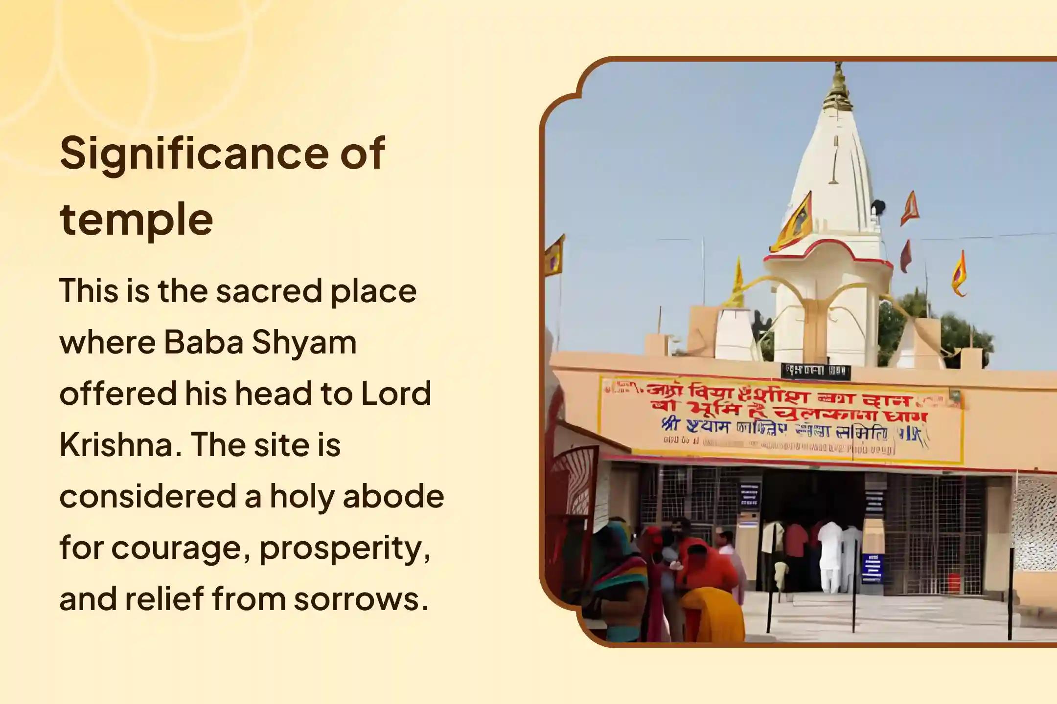 🚩On the auspicious occasion of Baba Shyam’s Janmotsav, seek the golden opportunity to worship Lord Khatu Shyam for protection in business, gains, and progress in life 🚩