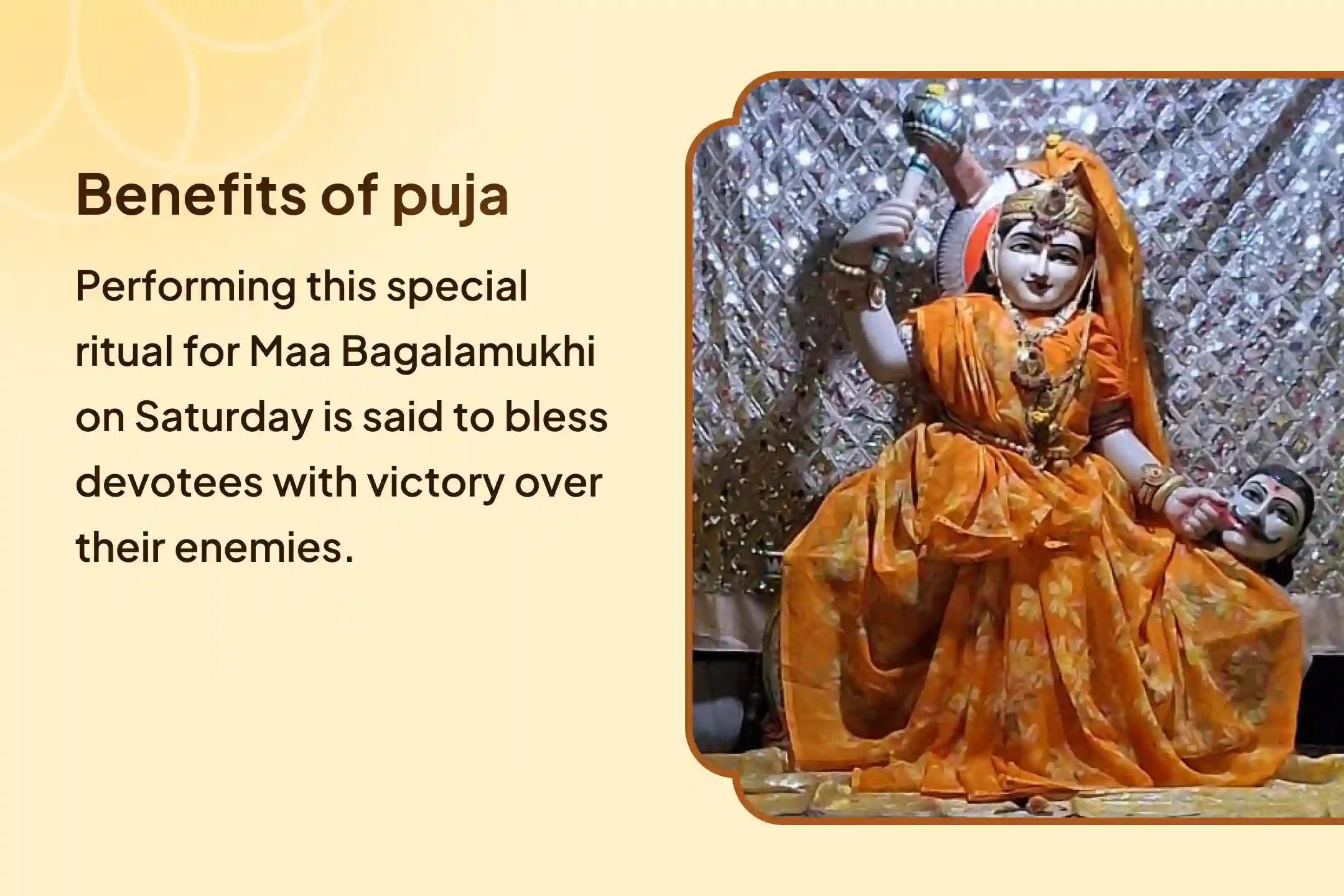 Are you constantly facing hidden enemies or obstacles in court cases that seem to block your every path? This special Maa Bagalamukhi Trikon Kund Tantrokta Yagya on a Saturday can turn the tide of opposition in your favour