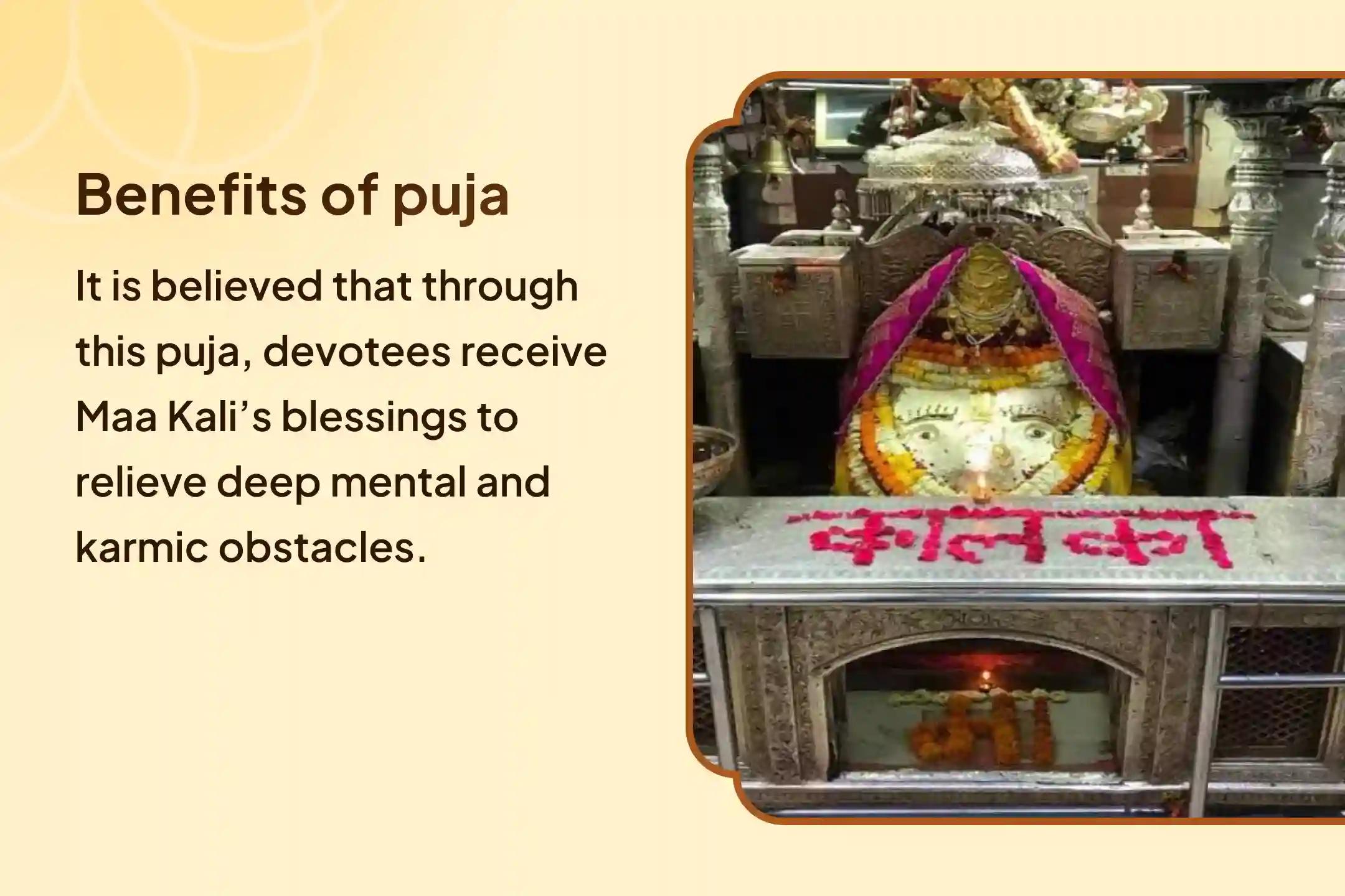 Participate in the Kalika Mata Sarv-Kasht Nivaran Mahapuja during Shatabhisha Nakshatra to relieve life’s problems and negative influences.