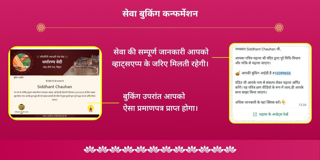 देवउठनी एकादशी हरि विष्णु चढ़ावा, हवन, अभिषेक, पाठ, पंडा सेवा