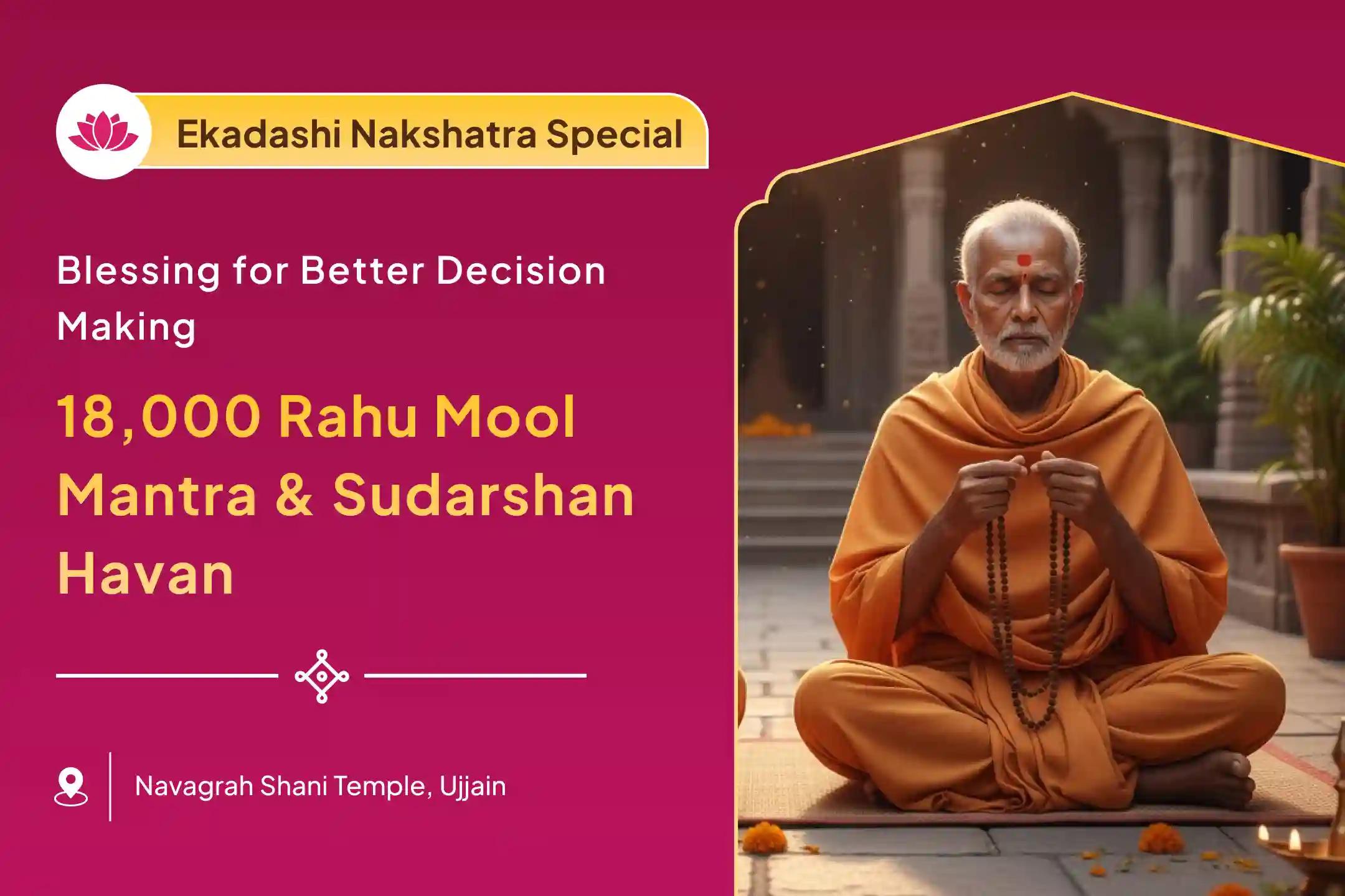 🪔 During Rahu’s Shatabhisha Nakshatra and the auspicious alignment of Devutthani Ekadashi, receive the blessings of better mental well-being through the Rahu Shanti Sadhana and Sudarshan Havan 🪔