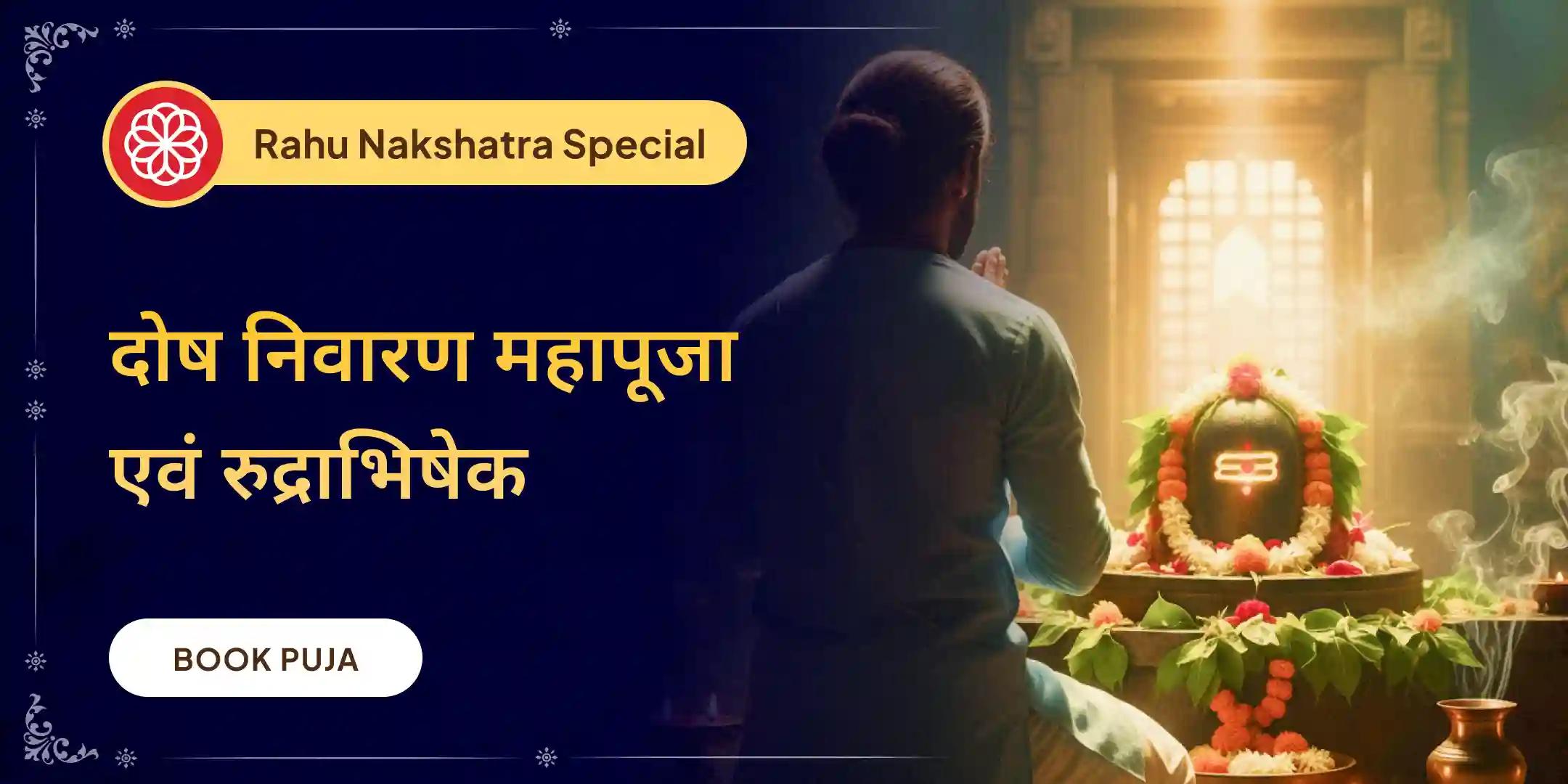 राहु-शनि श्रापित दोष निवारण महापूजा एवं ओंकारेश्वर रुद्राभिषेक