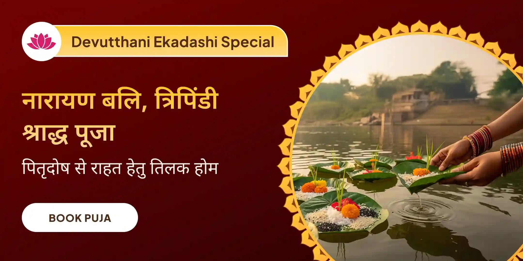 नारायण बलि पूजा, त्रिपिंडी श्राद्ध पूजा और तिल होम