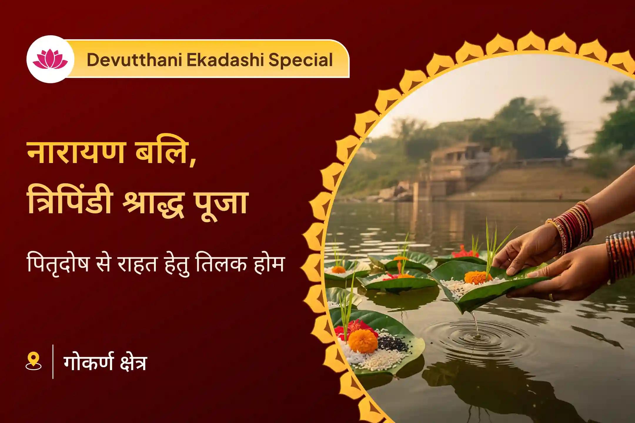 इस देवउठनी एकादशी पैतृक श्राप से राहत और दिवंगत आत्माओं की शांति के लिए दक्षिण काशी गोकर्ण तीर्थ क्षेत्र पूर्णिमा विशेष में कराएं नारायण बलि, पितृ दोष शांति पूजा, त्रिपिंडी श्राद्ध और तिल होम