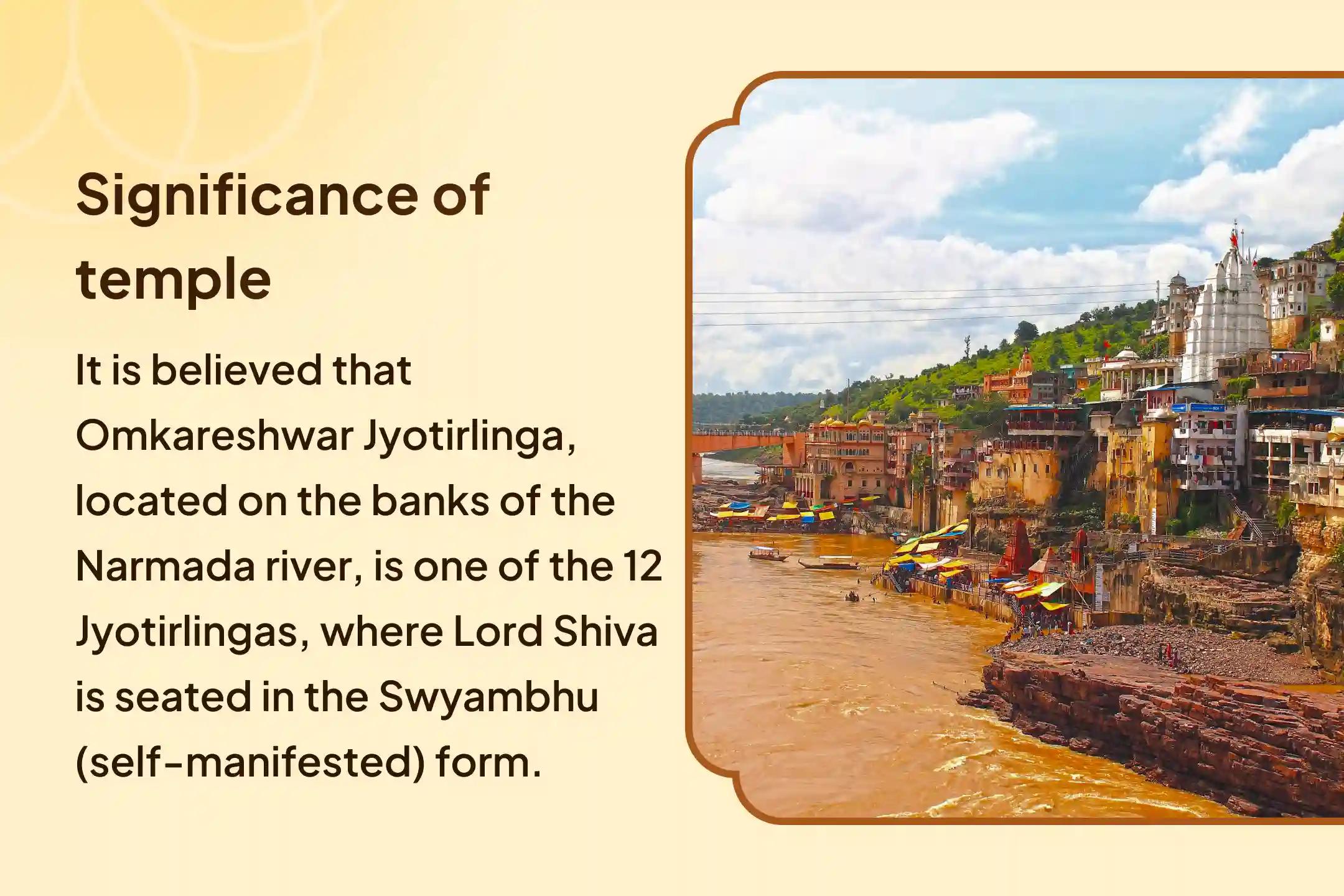 🕉️ When the mind is restless and the path seems unclear, then Shiva is the calm light that shows the direction from within. Take a step towards that light—by becoming a part of the special ritual performed at Shri Omkareshwar Jyotirlinga