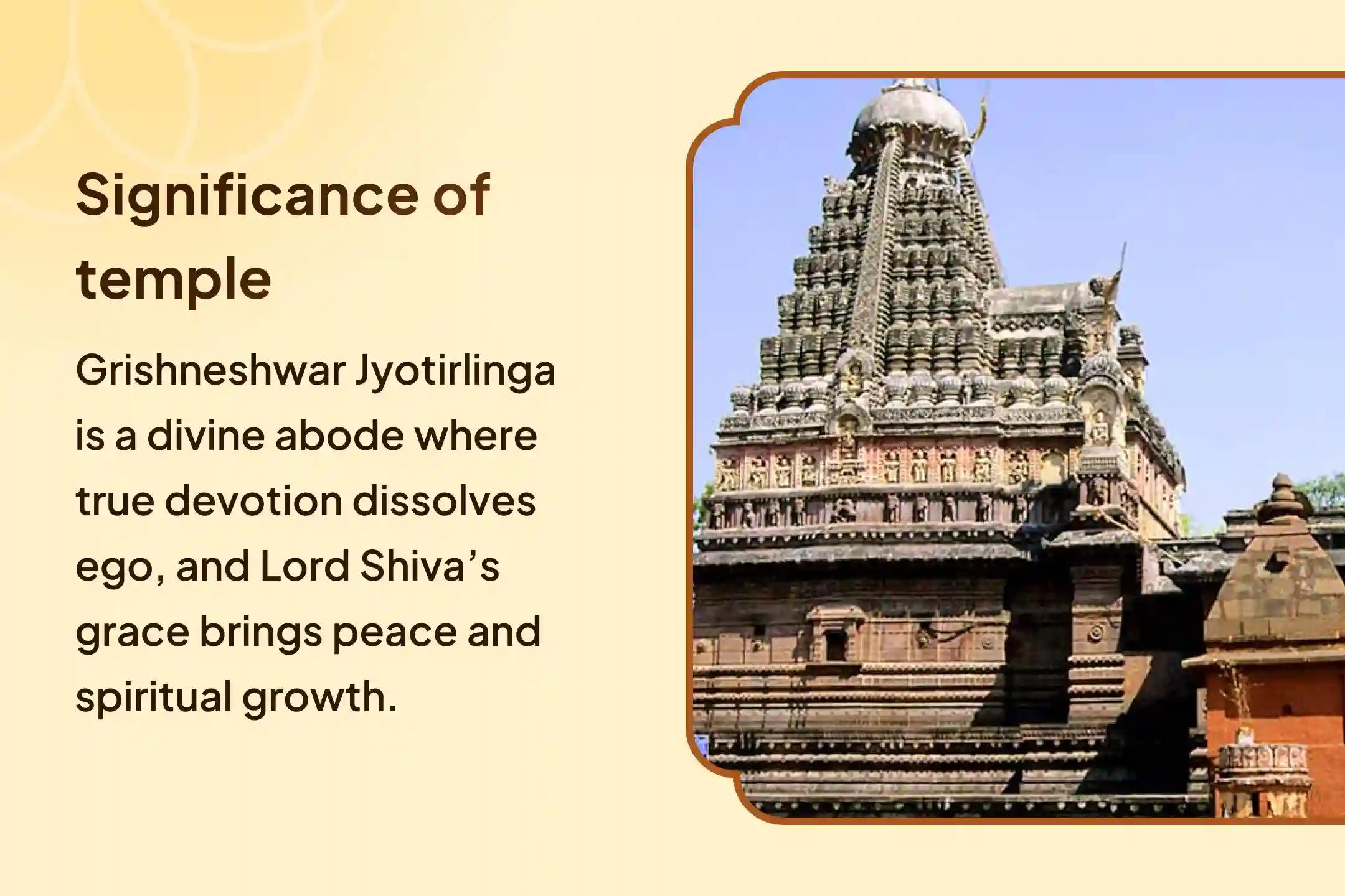  🕉️ Receive Lord Shiva’s grace through the Rudrabhishek at Grishneshwar Jyotirlinga and invite peace and relief into your life 🔱