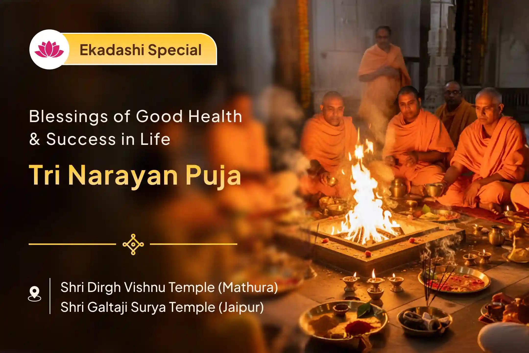 Are unexpected obstacles blocking your path to success and health, making you feel weak and unsupported? The combined divine power of Lord Vishnu, Surya Dev, and Brihaspati Dev (Guru) on this sacred Ekadashi can clear all obstructions ✨ 