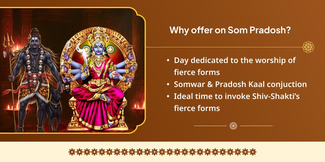 Som Pradosh Vrat Batuk Bhairav-Bhadrakali Shaktipeeth 2 Temple Chadhava