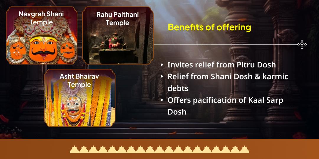 Som Pradosh Vrat Shani, Rahu, Ketu Niyantrak Bhairav 3 Temple Chadhava