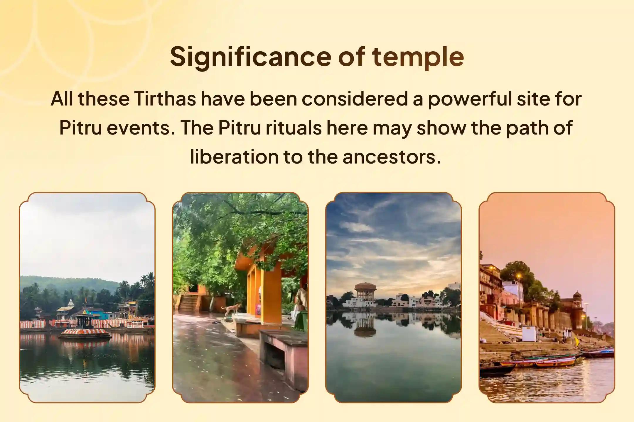 🌿 On the last three dates of the end of Kartik month, Pitru Shanti Mahapuja will be held simultaneously in three holy pilgrimage sites like Gaya, Gokarna, and Kashi 🙏✨