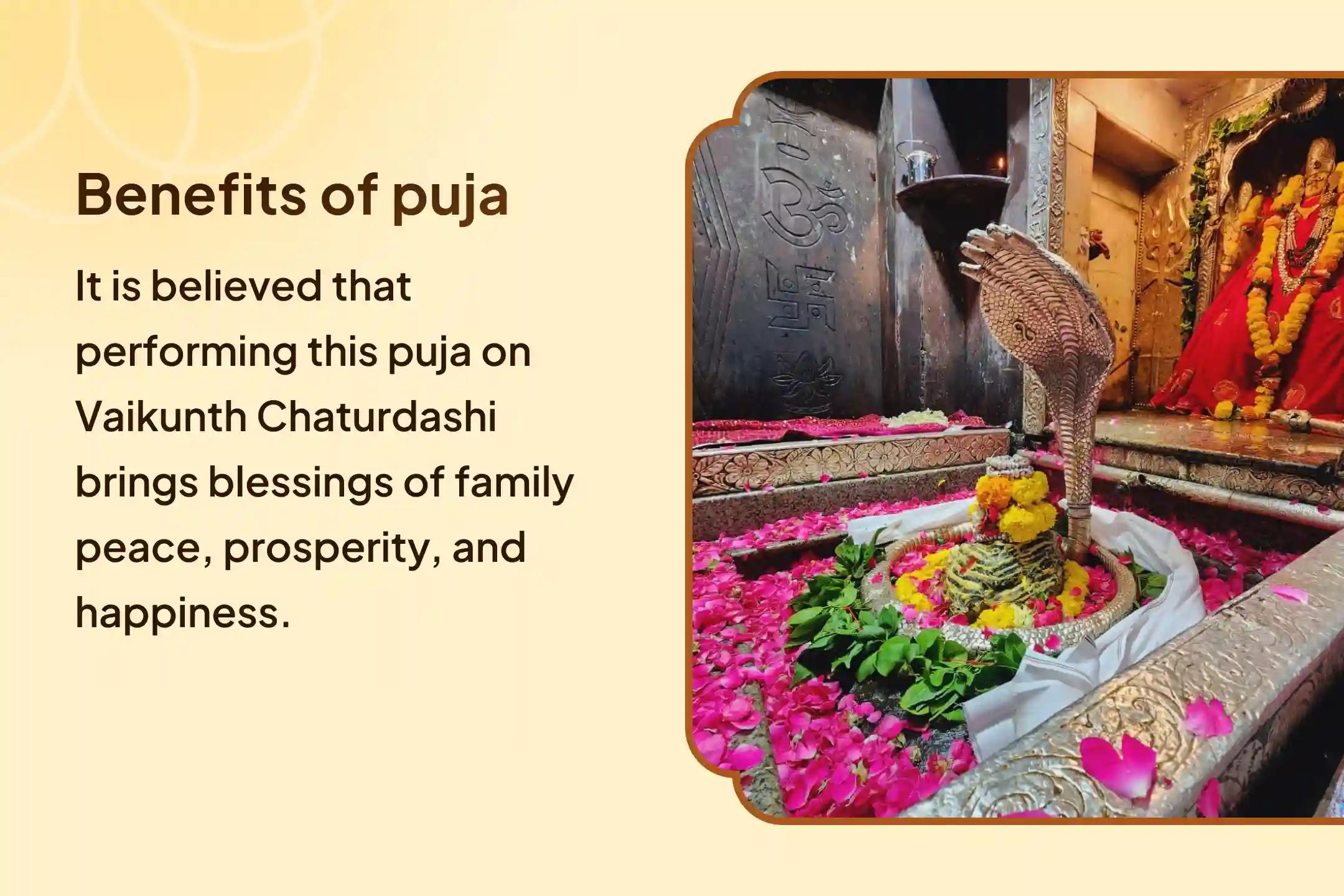 🌙 On Vaikunth Chaturdashi, the energies of Shiv Ji and Vishnu Ji unite. Worshipping on this day is believed to bring deep inner peace and lasting well-being. ✨