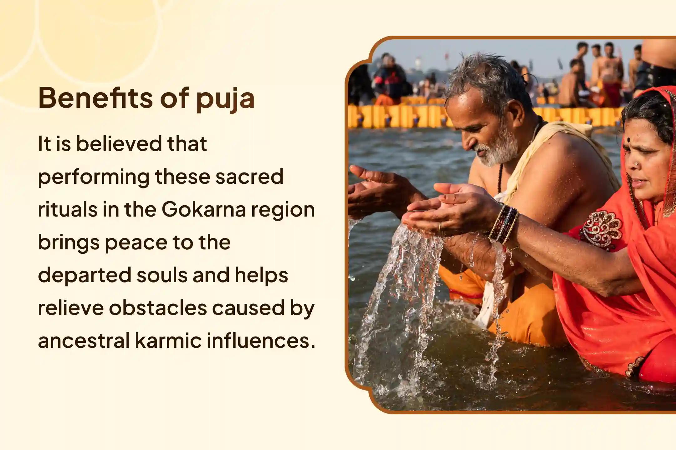 🕊️ For peace of ancestors’ souls and harmony in the family - Participate in Pitru Shanti Puja and Til Tarpan at the sacred Gokarna region.