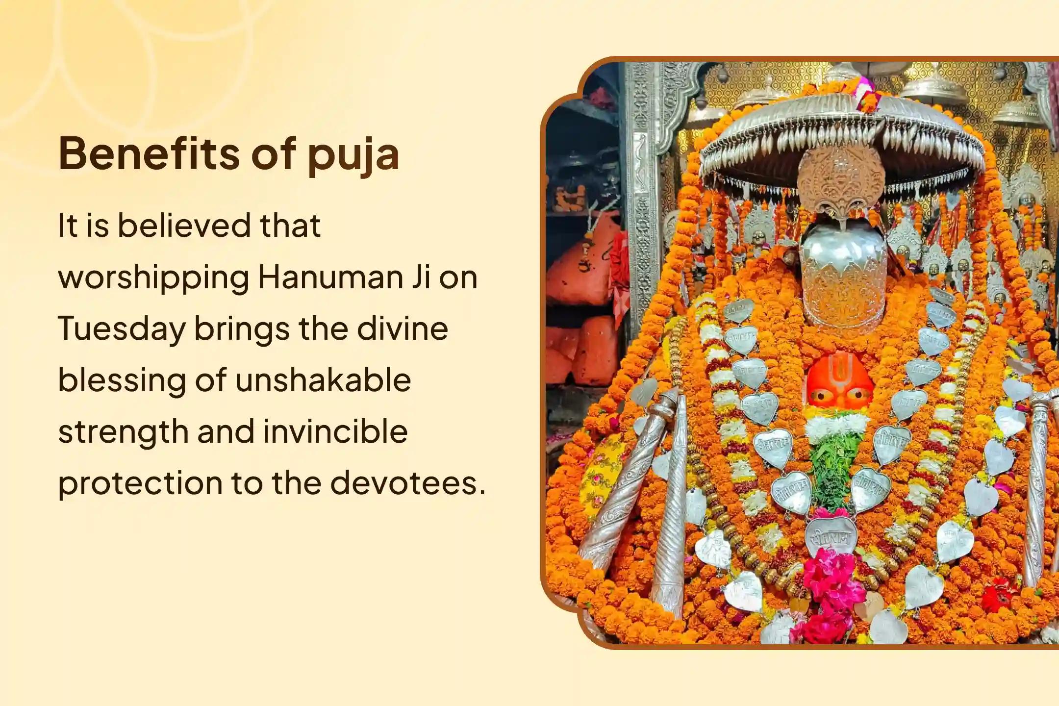 Receive divine protection and unshakable strength through 11,000 Hanuman Mool Mantra Jaap, Sindoor Abhishek, and Sunderkand Path on this powerful Tuesday.