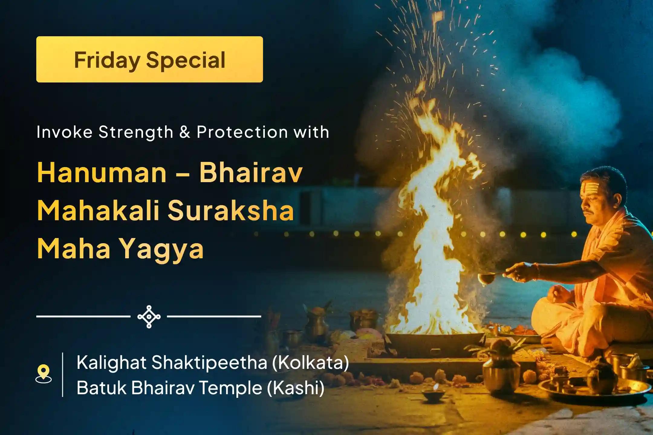 ⚔️ Invoke the Power of Kali, Bhairav & Hanuman for Complete Protection and Victory over Negativity! 🔥 Join the Sampoorna Suraksha Maha Yagya