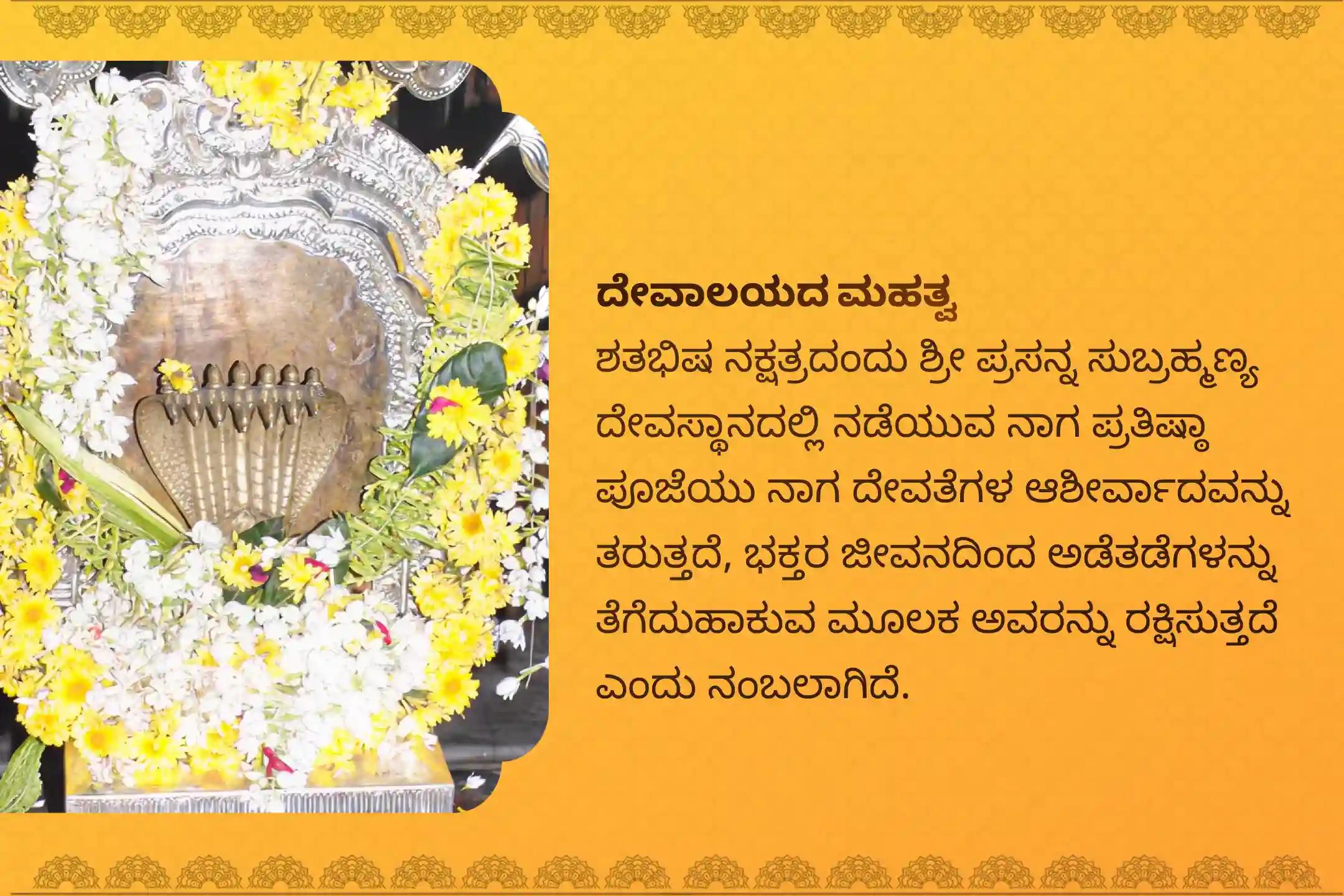 ನಾಗ ದೇವತೆಯಿಂದ ಆಶೀರ್ವಾದ ಪಡೆಯಲು ರಾಹುವಿನ ನಕ್ಷತ್ರ ವಿಶೇಷ ನಾಗ ಪ್ರತಿಷ್ಠಾ ಪೂಜೆಯಲ್ಲಿ ಭಾಗವಹಿಸಿ.