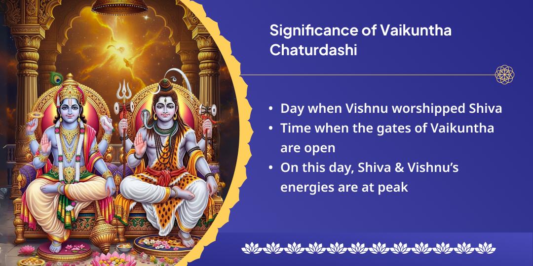 Vaikuntha Chaturdashi Vaikuntha-Kailash Siddhi Shiv-Vishnu 2 Temple Chadhava