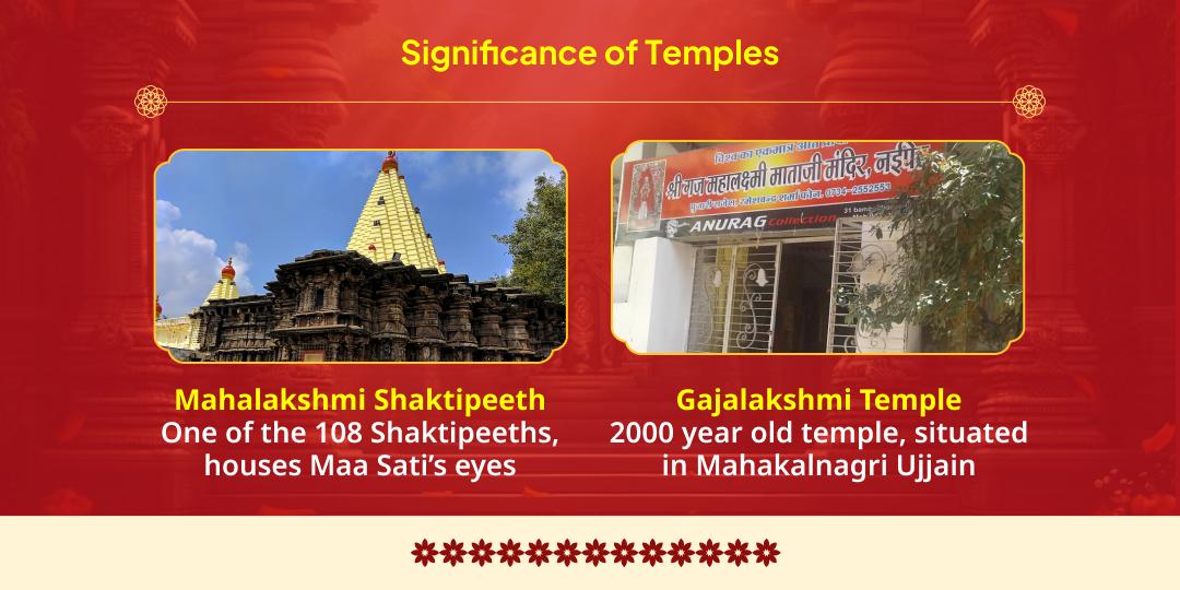 Tripurari Purnima Special Raj Samriddhi Siddhi Shri Mahalakshmi Shaktipeeth & Ujjain Gajalakshami Dual Temple Chadhava