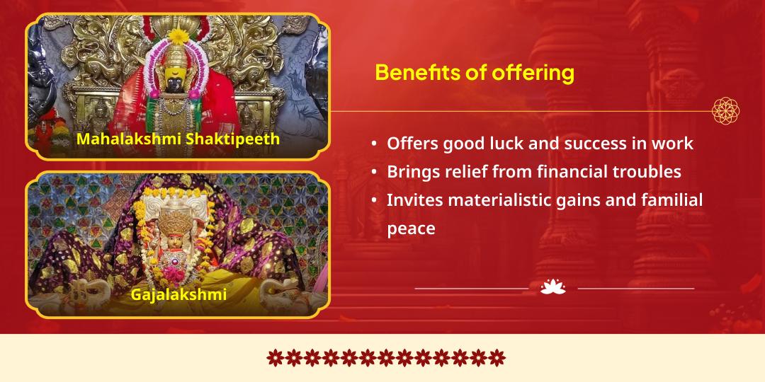 Tripurari Purnima Special Raj Samriddhi Siddhi Shri Mahalakshmi Shaktipeeth & Ujjain Gajalakshami Dual Temple Chadhava