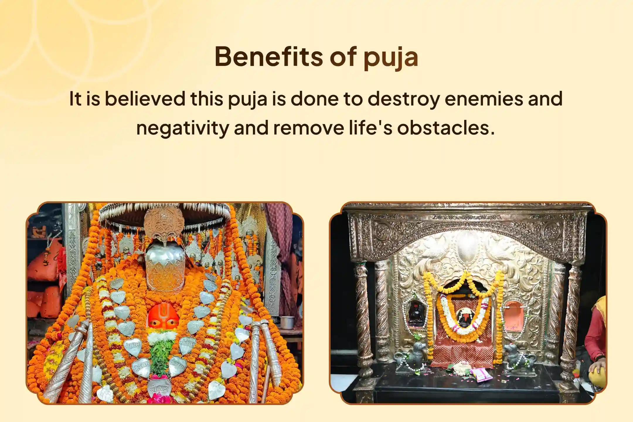 😔 Do you feel surrounded by unseen enemies and negativity that blocks your path? The combined power of Lord Batuk Bhairav and Lord Sankat Mochan Hanuman can destroy all your troubles.