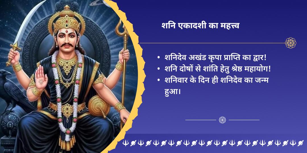 शनि एकादशी कुंडली दोष शांति नवग्रह शनि चढ़ावा एवं ब्राह्मण सेवा