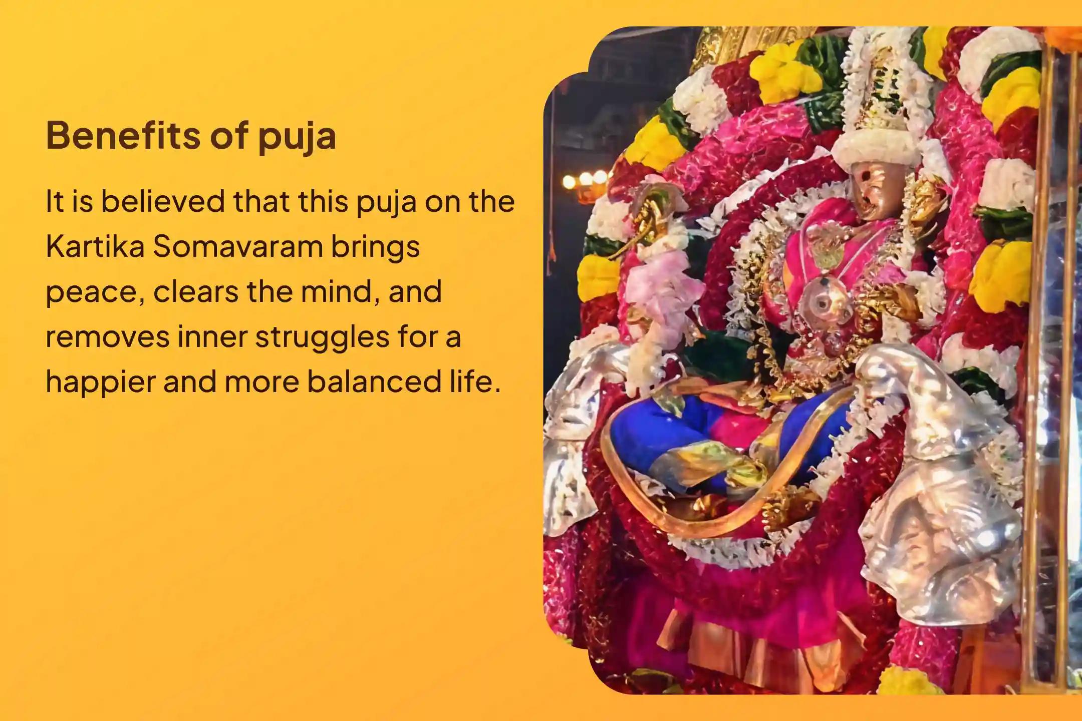 Participate in the Kartika Somavaram Arunachalam Kshetra Special Arunachalam Kshetra Special Rudrabhishek Puja and Homam to receive blessings of Lord Shiva and bliss in life.