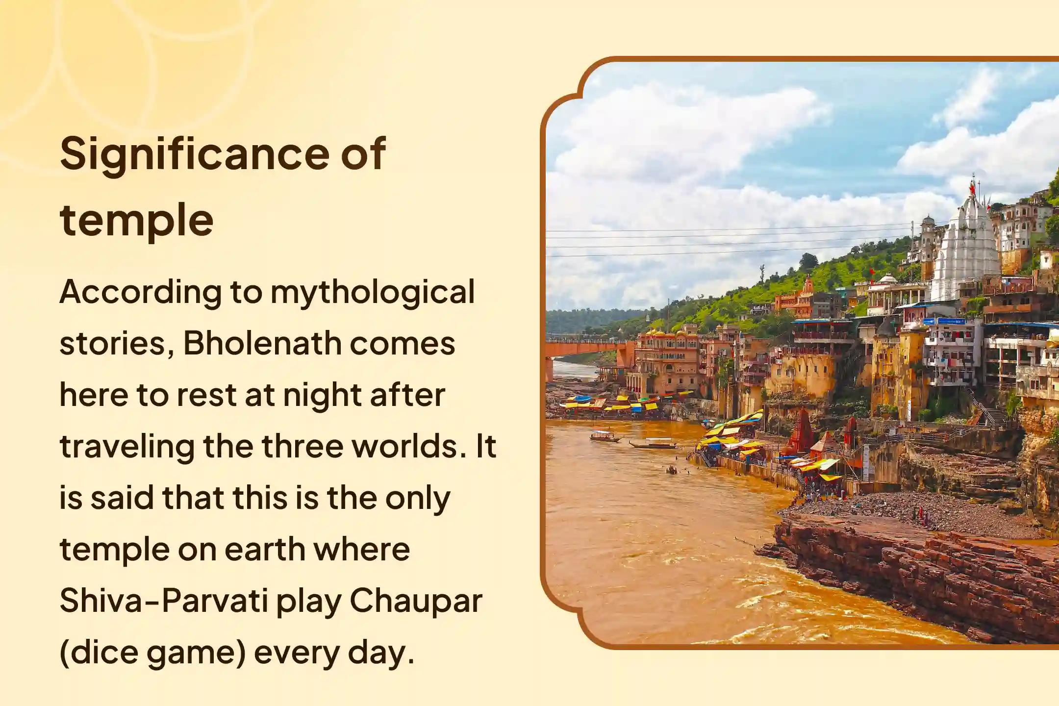 🔱 A special ritual is going to be held at Omkareshwar Jyotirlinga during the auspicious time of Ardra Nakshatra to reduce the inauspicious effects of Rahu, by participating in which you too can receive the blessing of emerging from obstacles 🙏🕉️