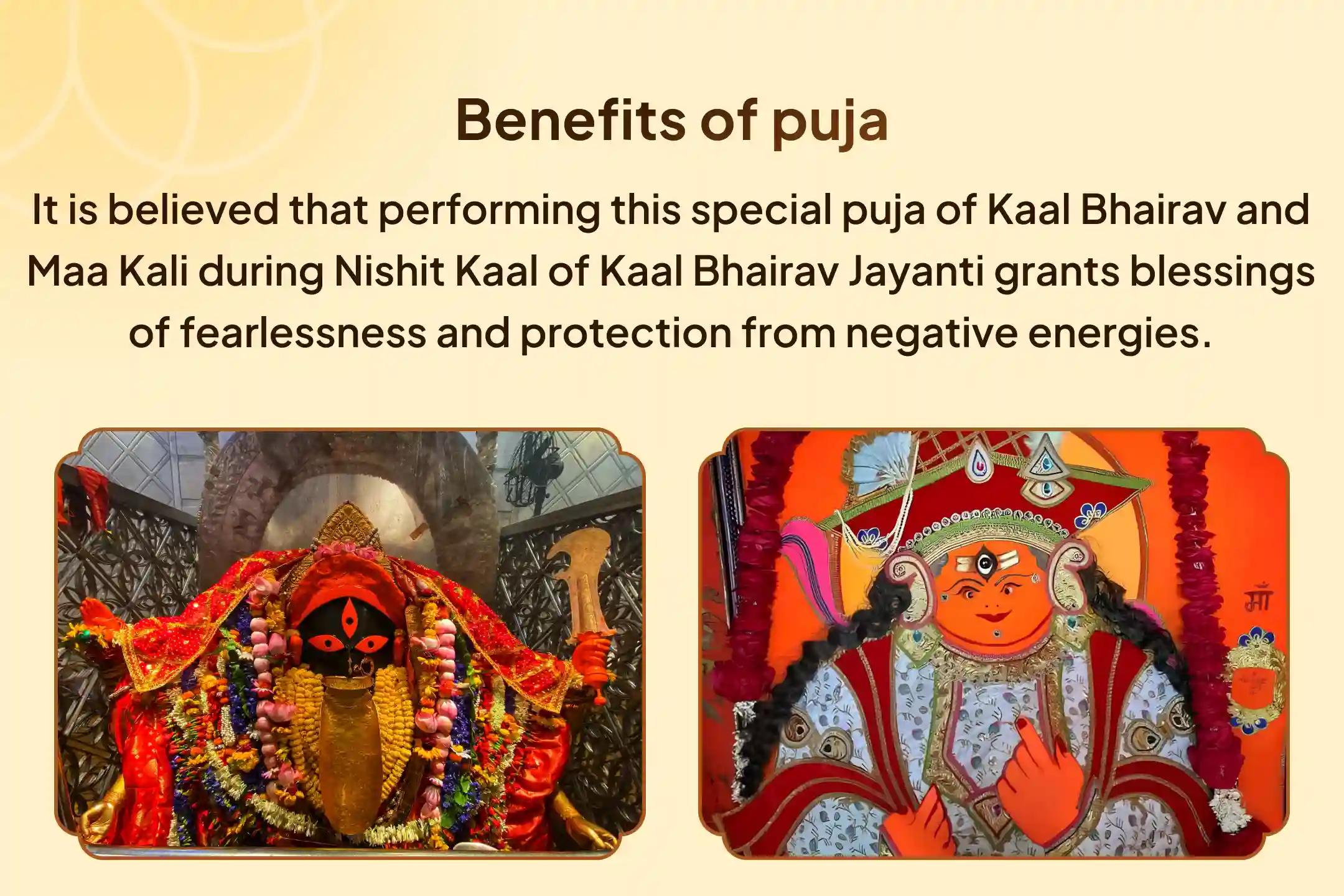 ✨The Nishit Kaal of Bhairav Jayanti is the best time to surrender your fears to the powerful grace of Mahakali and Kaal Bhairav.✨