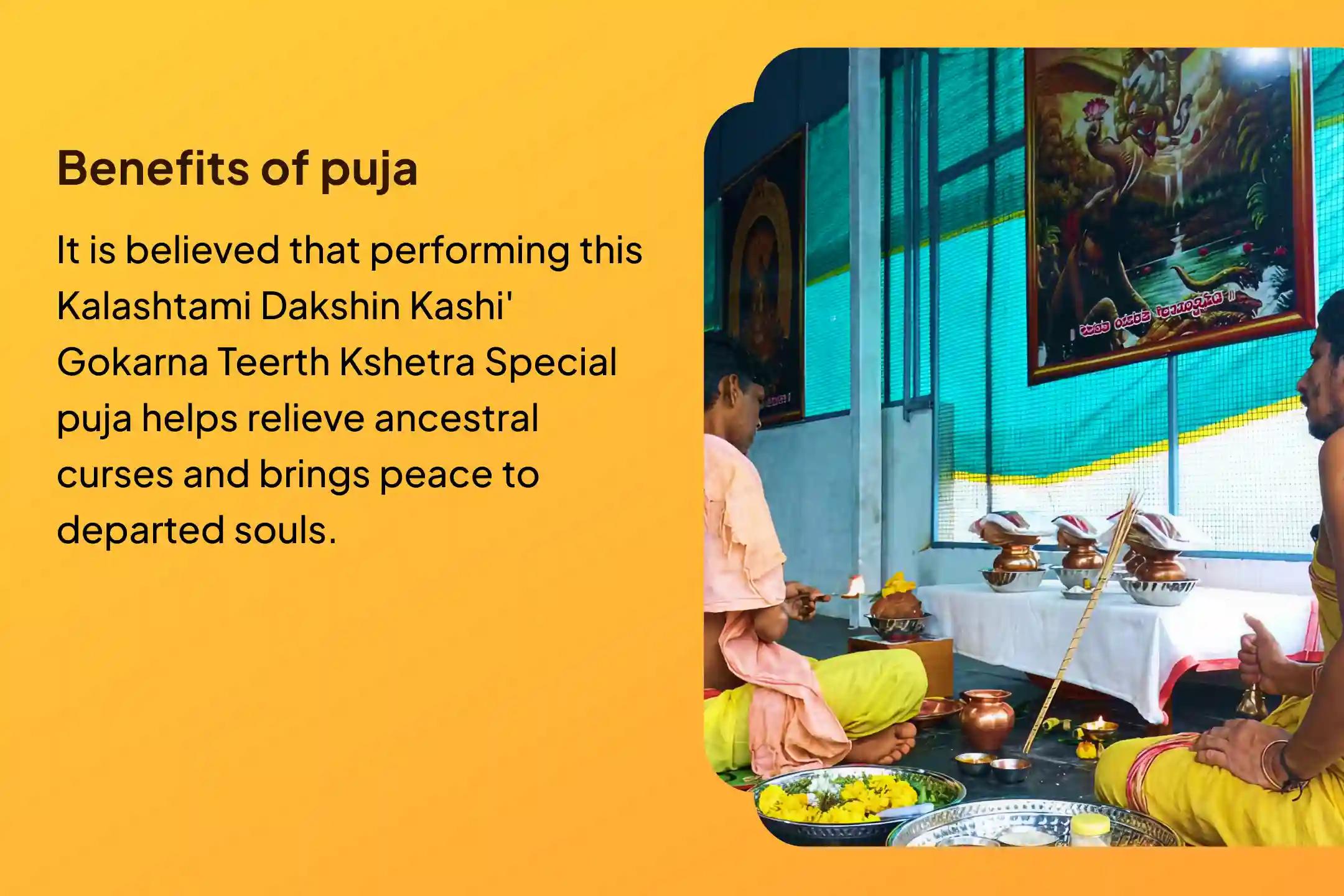 Participate in the Kalashtami ‘Dakshin Kashi' Gokarna Teerth Kshetra Special Narayan Bali, Tripindi Shradh, and Tila Homa to Relieve Ancestral Curse and Bring Peace for Departed Souls.
