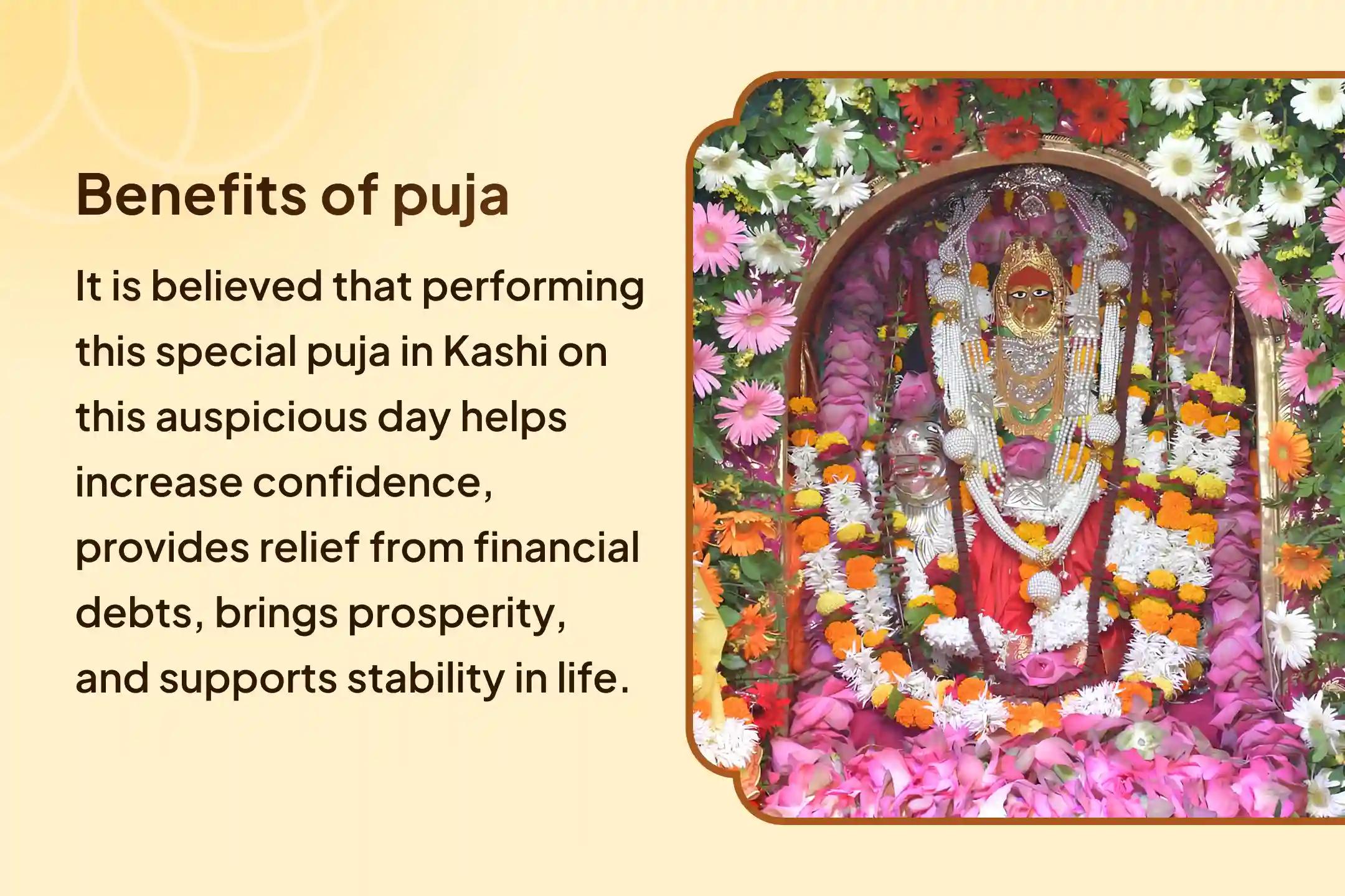 💰 On the sacred occasion of Bhairav Jayanti, receive blessings for prosperity and relief from debt through Swarnakarshan Bhairav Mantra Jaap and Batuk Bhairav Stotra in Kashi. 🙏