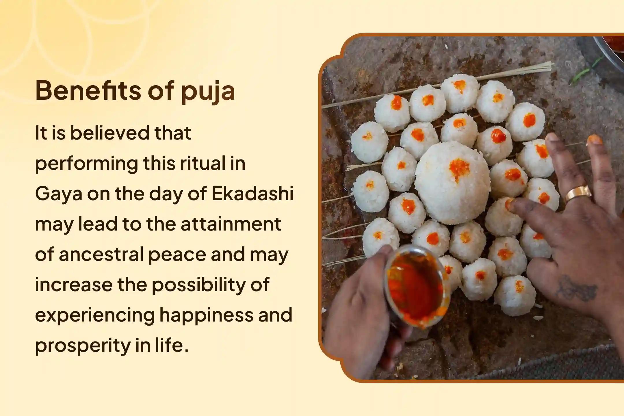 📿 Does it feel like everything in life has come to a halt? On this Ekadashi, you may attain peace for the souls of your ancestors and their divine blessings by participating in the special ritual held at the holy Gaya pilgrimage for ancestral rites.