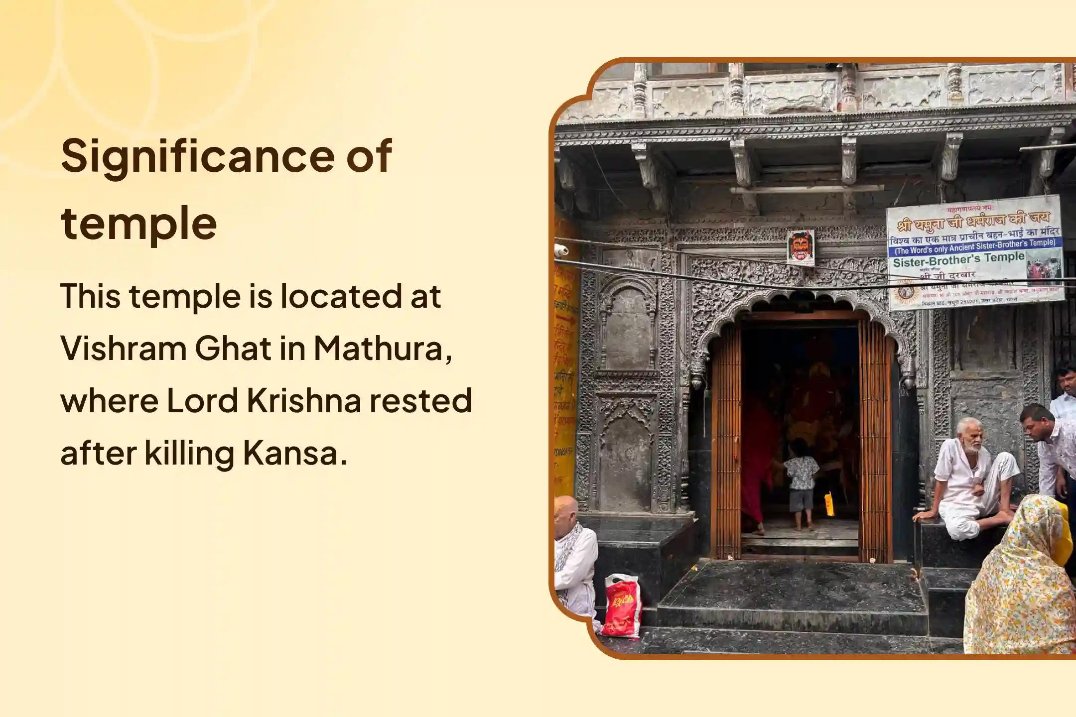 For divine support in legal matters ⚖️, justice 📜, and family harmony 👨‍👩‍👧‍👦, participate in the powerful Tridev Anushthan at the revered Dharmaraj Yamaraj Temple 🛕 in Mathura