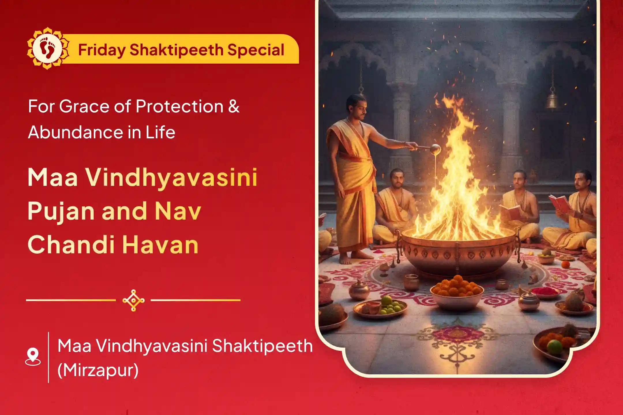 🙏 Do you feel a constant unseen struggle, where success slips away and hidden enemies cause distress? This special Friday Pujan at Maa Vindhyavasini Shaktipeeth is believed to be the divine sword that cuts through all negative forces