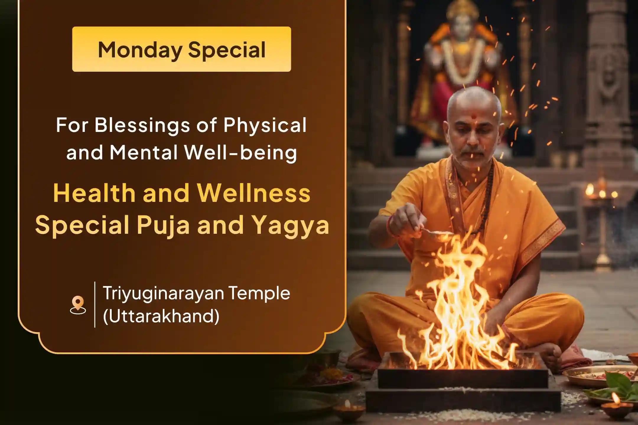 🕉️✨ Receive Lord Shiva’s divine blessings for health and long life! 🙏💫 Participate in the Special Puja for Physical and Mental Well-being 🌿🔥