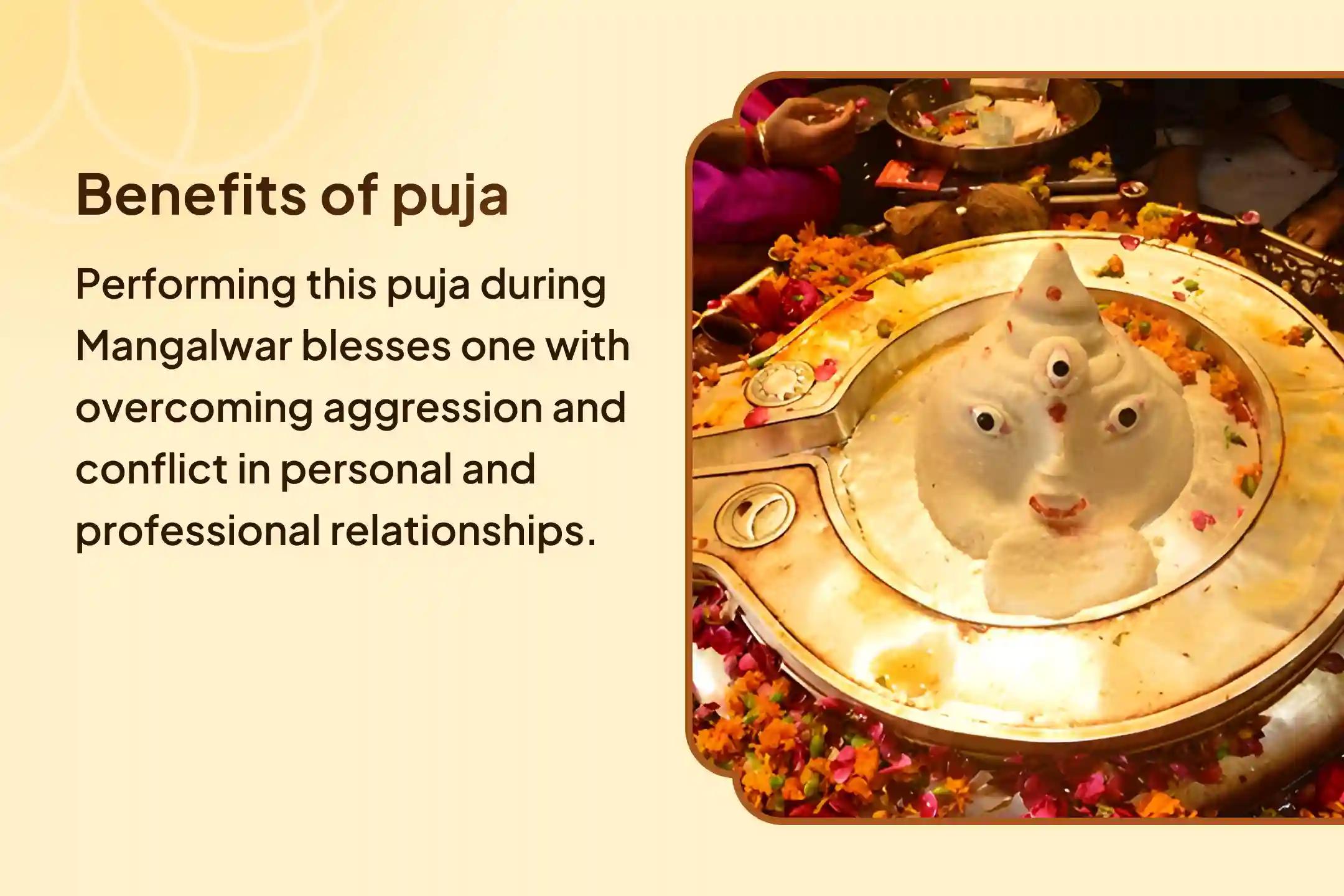 Participate in the Nakshatra of Rahu - Mangalwar Special Rahu-Mangal Angarak Dosh Nivaran Puja to receive the blessings of controlling aggression and conflict in personal and professional relationships.