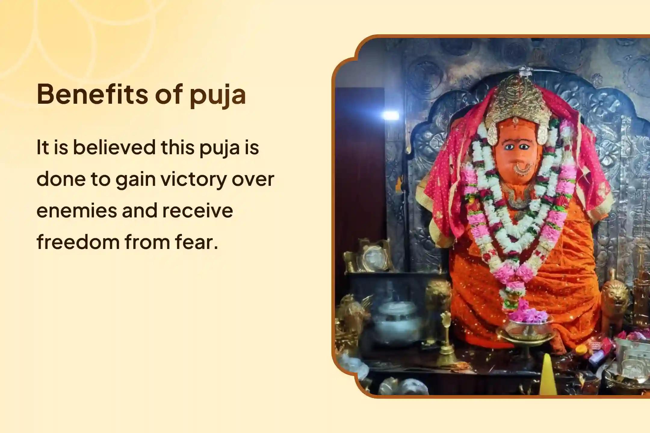  On this powerful Amavasya, the fierce grace of Maa Chamunda Devi cuts through all darkness to grant you swift and complete victory.